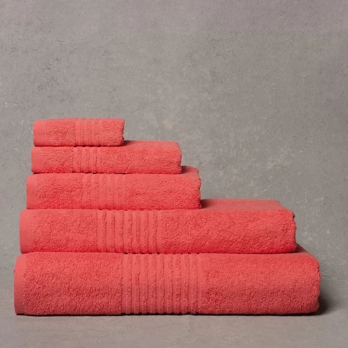 Полотенце махровое 03012 светлый коралл