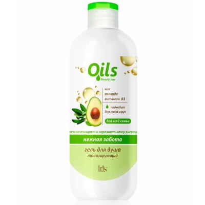  Гель для душа Oils Beauty Line тонизирующий 500мл