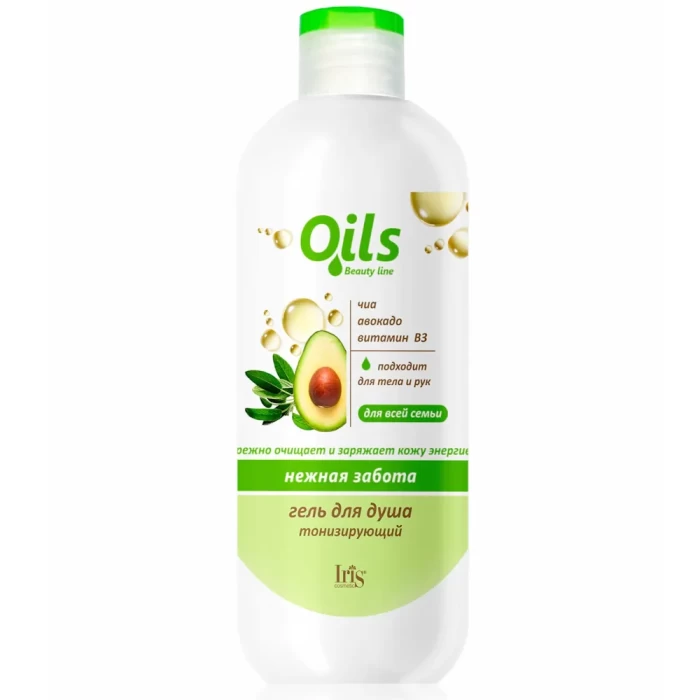  Гель для душа Oils Beauty Line тонизирующий 500мл