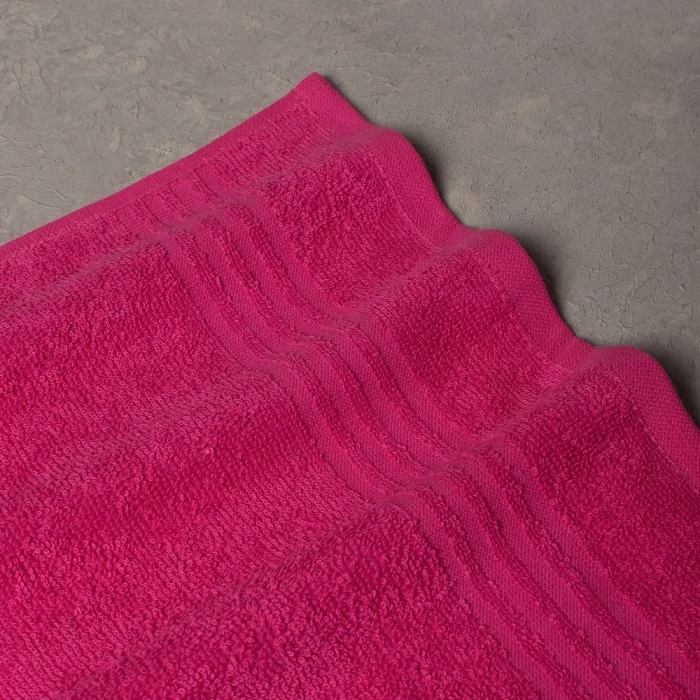 Полотенце махровое 03045 малина