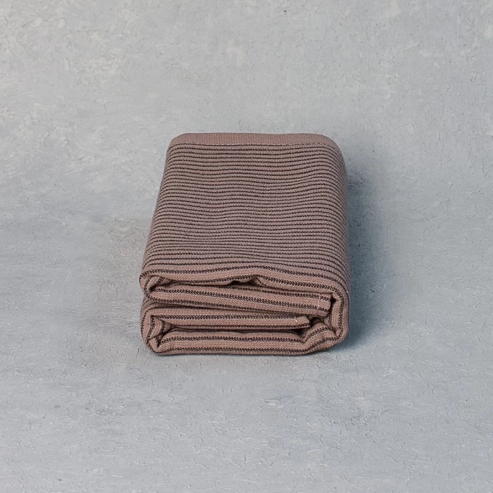 Полотенце махровое ТМ "ЦУМ" Полоска беж/кофе 50х90 см