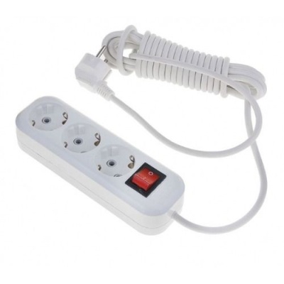 Удлинитель LUXAR 3 гнезда 2 м с заземлением