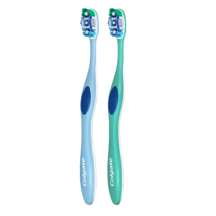 Зубная щетка Colgate 360º средней жесткости 1+1