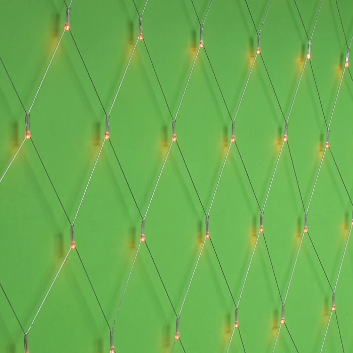 Гирлянда-сеть розовое золото Сноу Бум 144 LED 1,6х1,6м