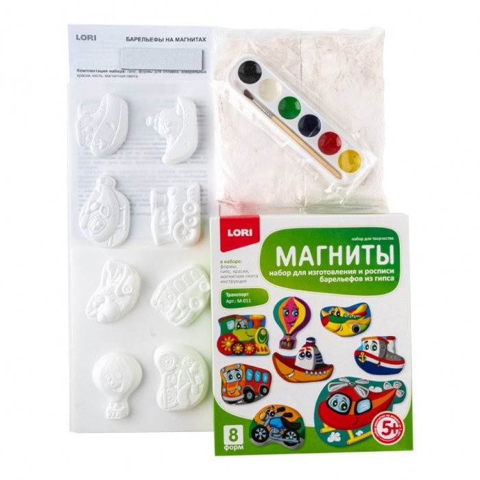 Фигурки на магнитах "Транспорт" Lori арт. М-011