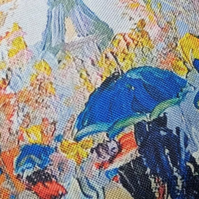 Подушка декоративная Matex Travel Дождь в Париже синий 45х35