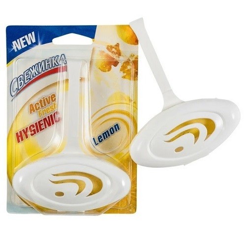Подвесной очиститель для унитаза "Лимон"  Свежинка 30 гр