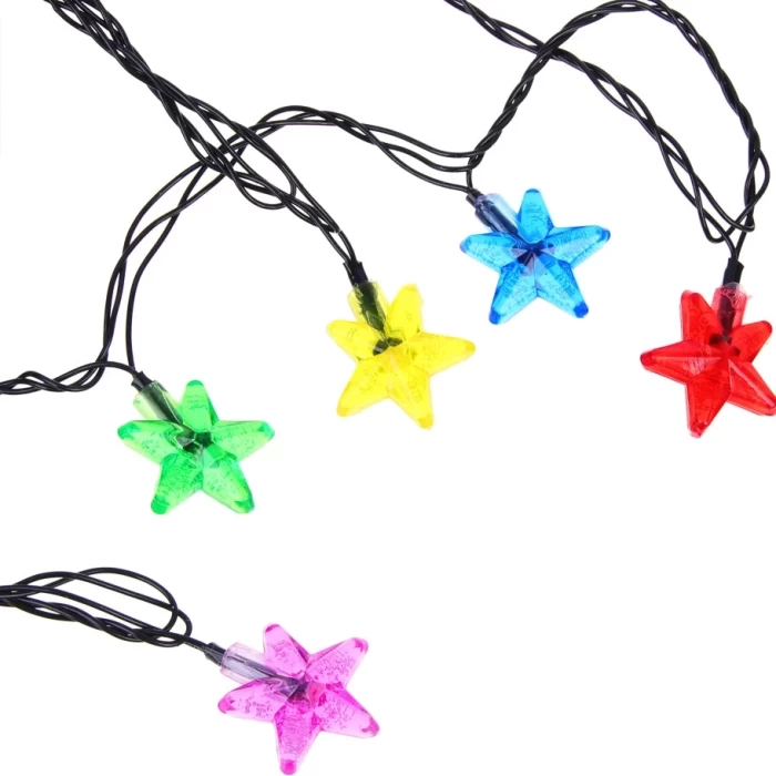Гирлянда с насадками Звезды Сноу Бум 60 LED 7м