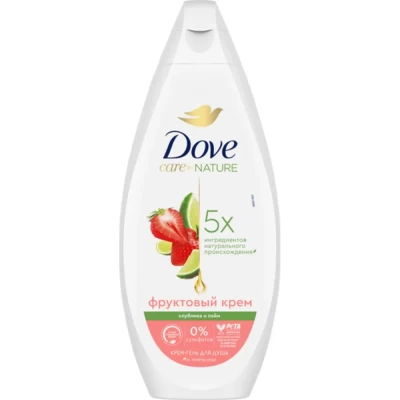 Крем-гель для душа Dove Клубника и лайм 250мл