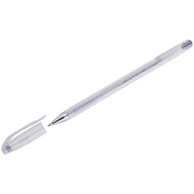 Ручка гелевая металлик серебро Crown арт. hjr-500gsm