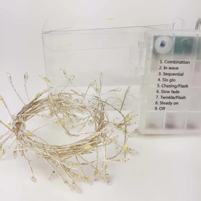 Гирлянда светодиодная теплый белый свет BY-36-2 