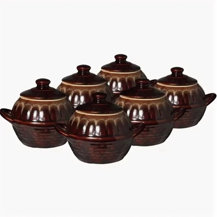 Набор горшков для запекания "Грибы"