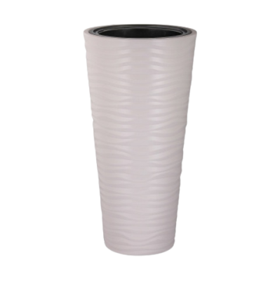 Кашпо Оазис 43л (со вставкой 10л) светло-бежевый