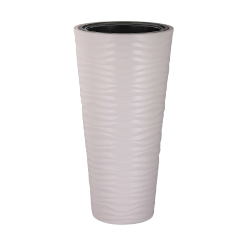 Кашпо Оазис 43л (со вставкой 10л) светло-бежевый