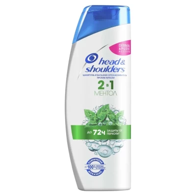 Шампунь и бальзам-ополаскиватель Head &amp; Shoulders 2в1 ментол 200мл