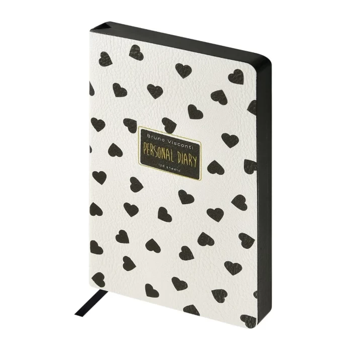 Набор подарочный Сердечки ежедневник А5 и ручка Bruno Visconti 3-743/01-5