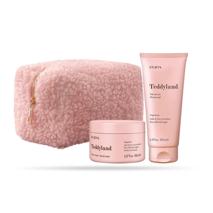 Набор для тела Pupa Teddyland Kit 1 Рисовое молоко и сахар