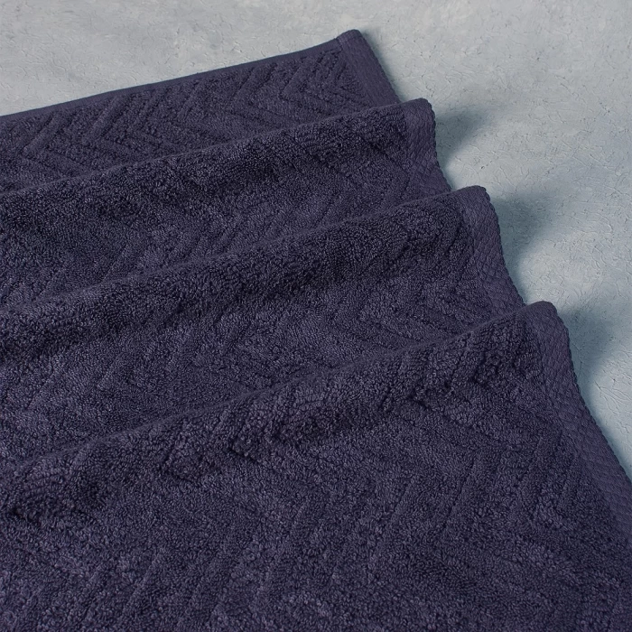 Полотенце махровое ТМ "ЦУМ" Зигзаг серый 70х140 см