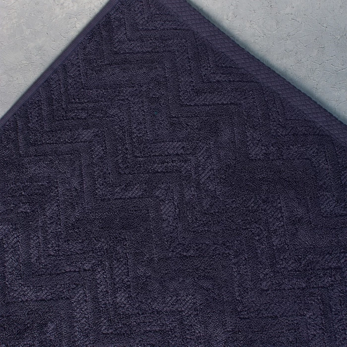 Полотенце махровое ТМ "ЦУМ" Зигзаг серый 70х140 см