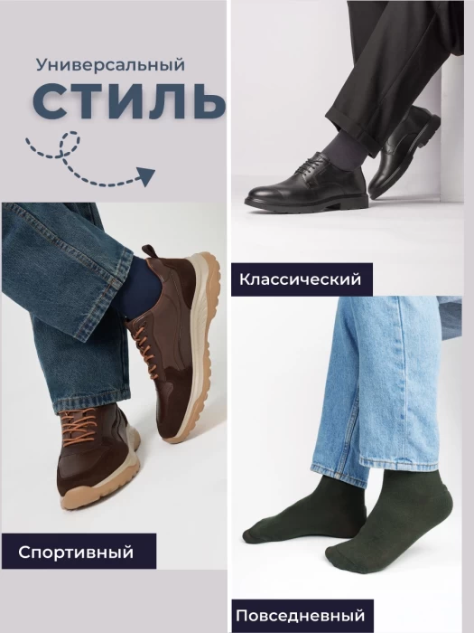 Набор мужских носков ТМ "ЦУМ" 10 пар 4 цвета