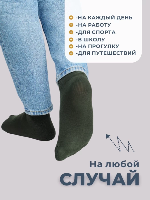 Набор мужских носков ТМ "ЦУМ" 10 пар 4 цвета