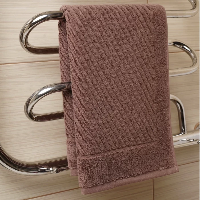 Полотенце махровое ТМ «ЦУМ» Диагональ 05056 кофе с молоком 50х70см