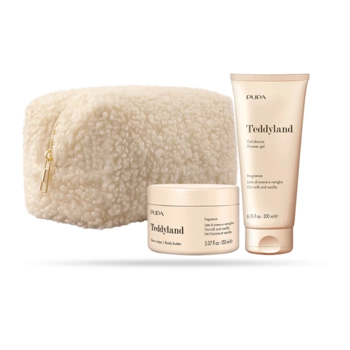 Набор для тела Pupa Teddyland Kit 1 Овсяное молоко и ваниль