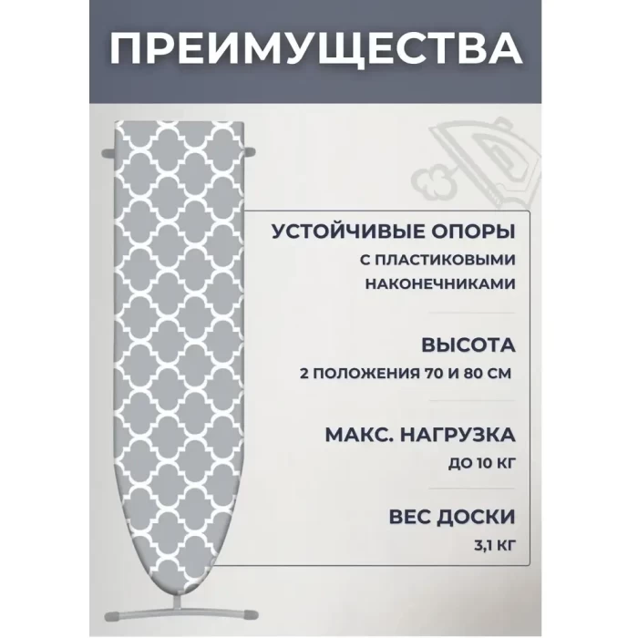 Гладильная доска Ника Лина Эконом ЭК1