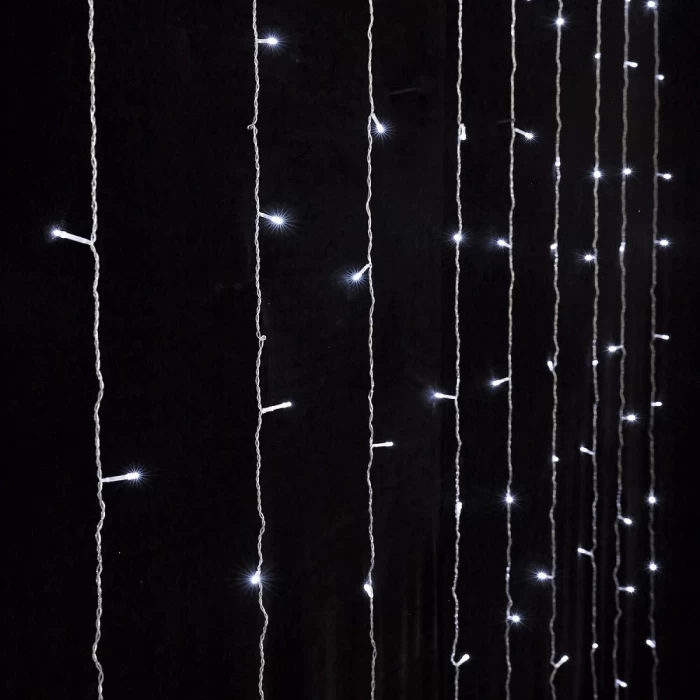 Гирлянда светодиодная Золотая сказка холодный белый свет 3х3м