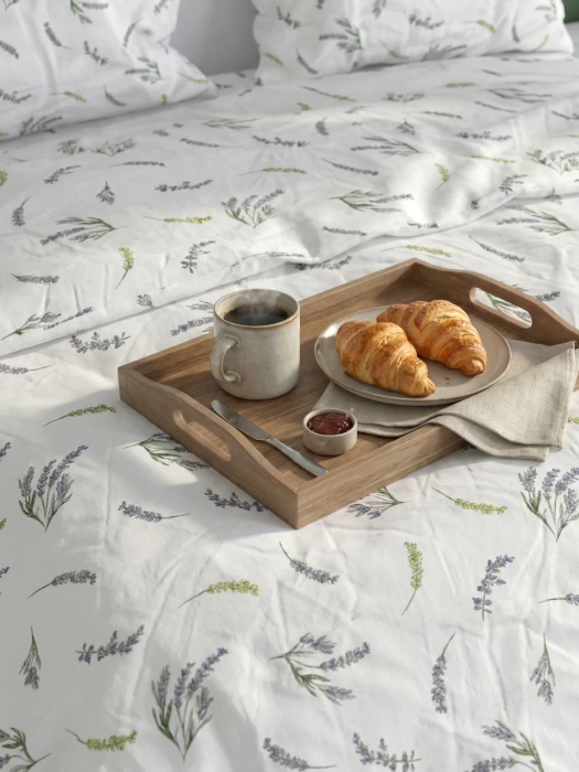 Комплект постельного белья Евро ТМ "ЦУМ" Лаванда