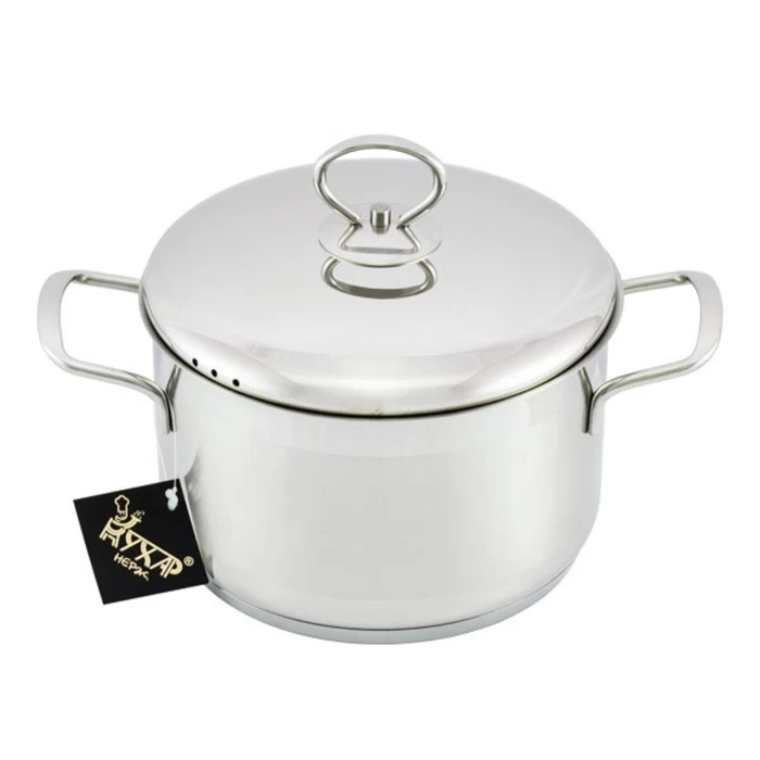 Кастрюля "Лотос Классика" с металл. крышкой 5,0 л