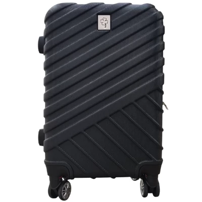 Чемодан дорожный ТМ &quot;ЦУМ&quot; М RV_ABS01-24 средний черный