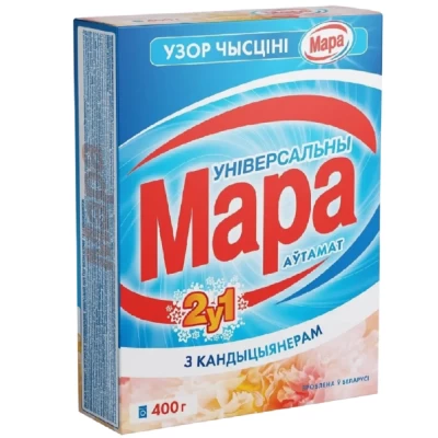 Стиральный порошок Мара Узор Чысцiнi 2 в 1 400гр арт.6674