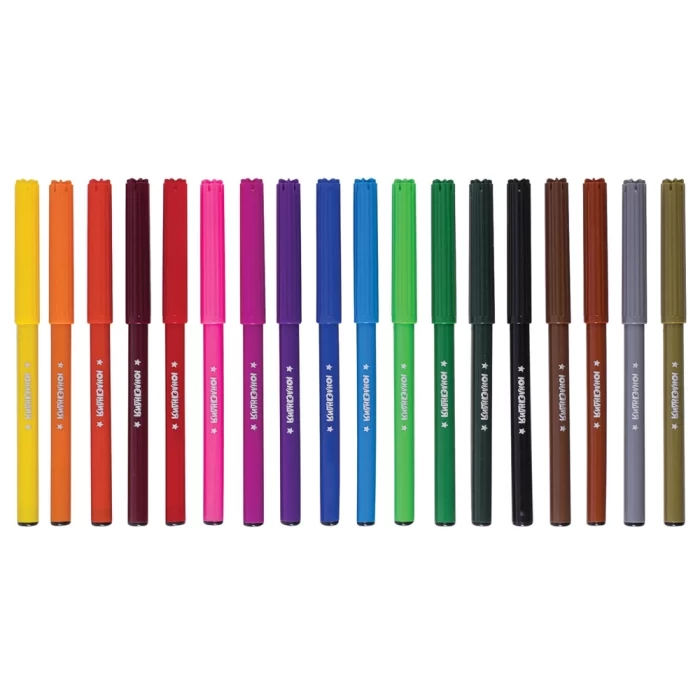 Фломастеры Юнландия Уроки рисования 18 цветов 151417