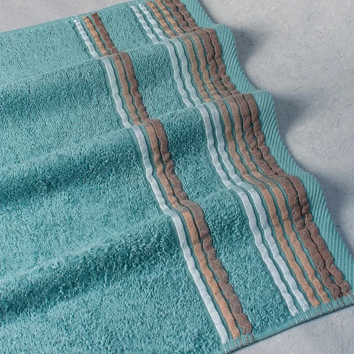 Полотенце махровое ТМ "ЦУМ" Shik олива 50х90 см