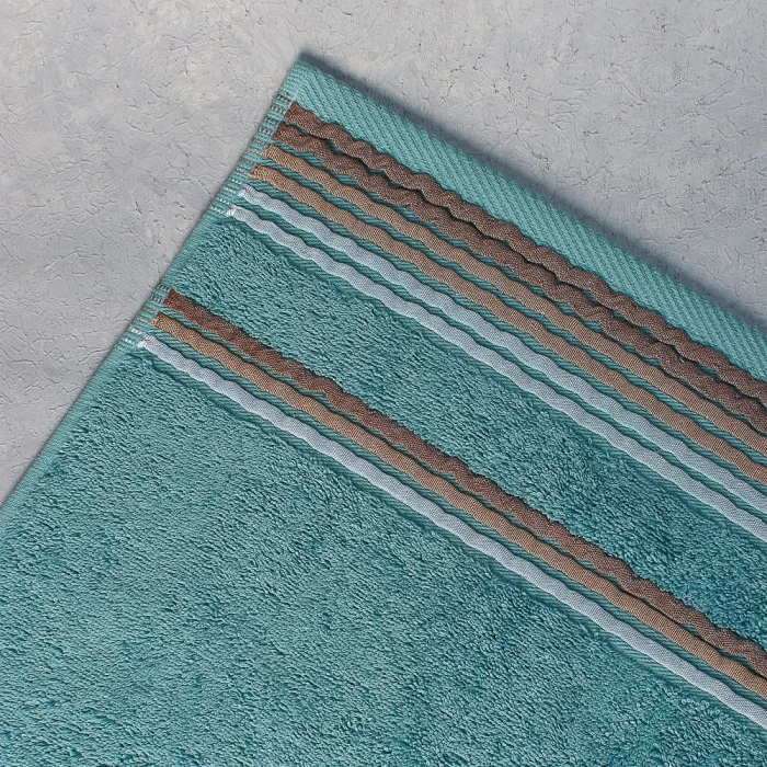 Полотенце махровое ТМ "ЦУМ" Shik олива 50х90 см