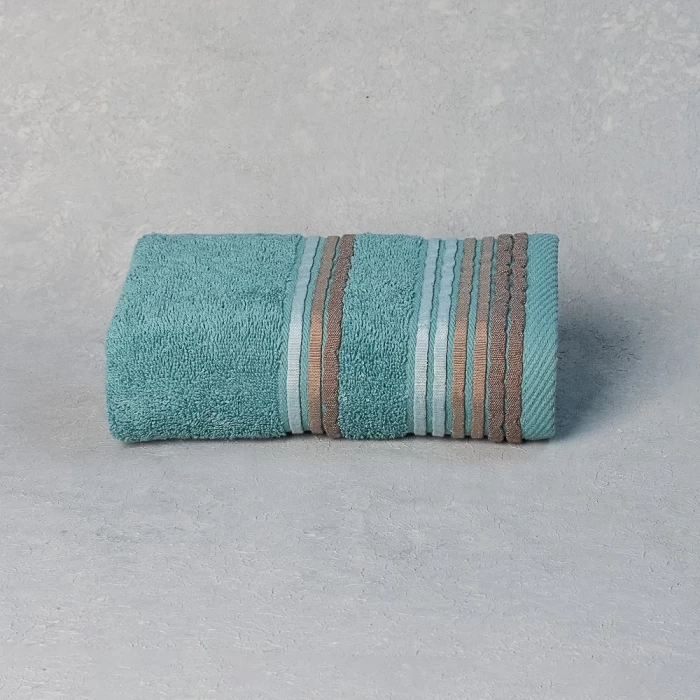 Полотенце махровое ТМ "ЦУМ" Shik олива 50х90 см