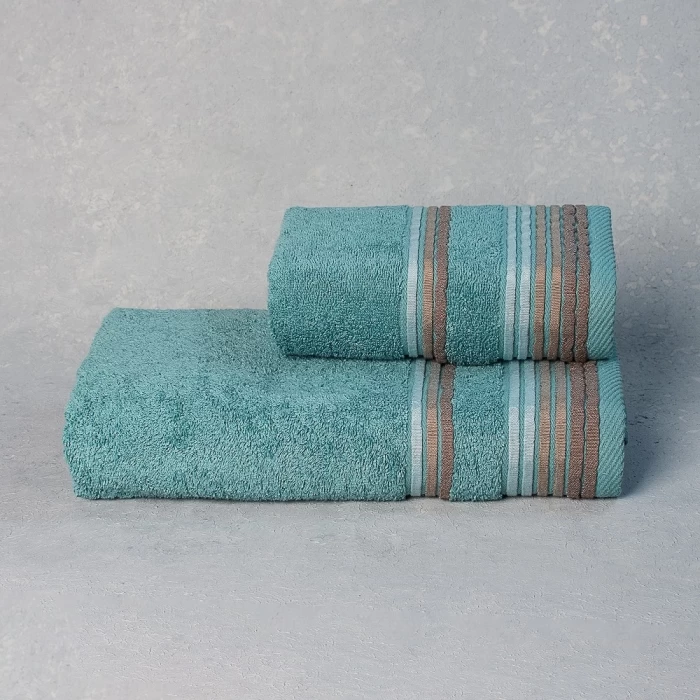 Полотенце махровое ТМ "ЦУМ" Shik олива 50х90 см