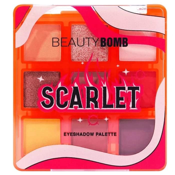 Палетка теней Beauty Bomb Scarlet 7г