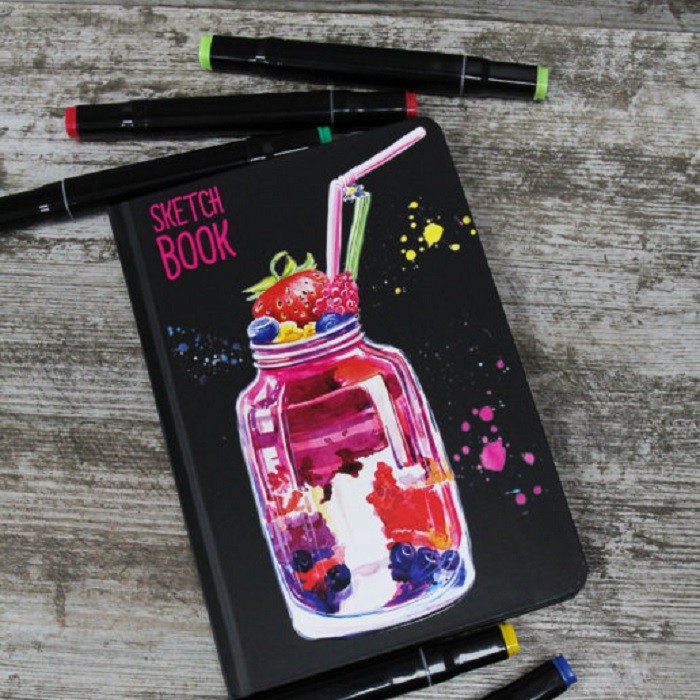 Скетчбук Коктейль 80 л 