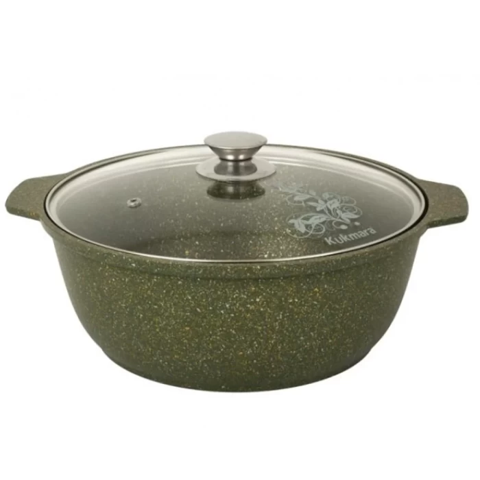 Кастрюля-жаровня Kukmara Trendy style malachite ж41tsml 4л