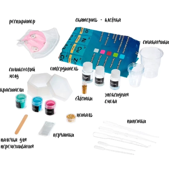 Набор для опытов Эврики Эпоксидная смола Шкатулка 7859905