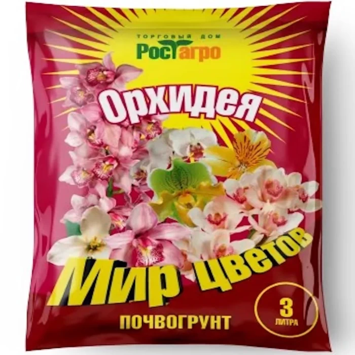 Почвогрунт Мир цветов Орхидея 3л