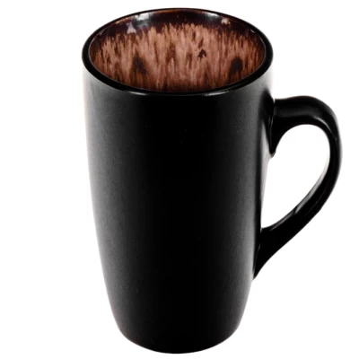 Кружка керамическая Belbohemia Bubble brown 400мл