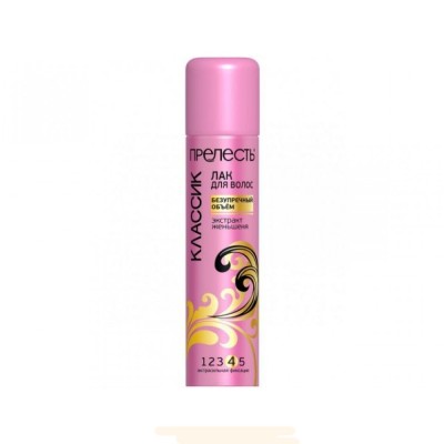 Лак для волос &quot;Прелесть классика&quot; экстрасильной фиксации 