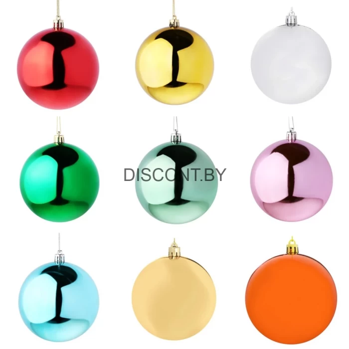 Шар СНОУ БУМ 10см 1шт пластик