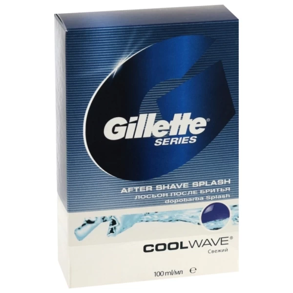 Лосьон после бритья Gillette "cool wave"