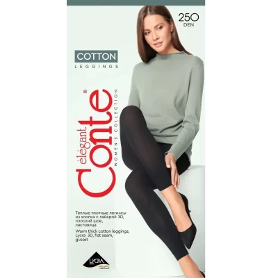 Легинсы Conte Elegant Cotton Leggins 250 den