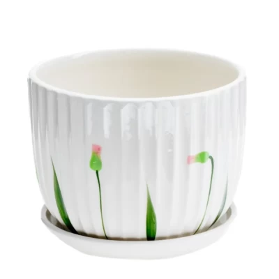 Горшок для цветов керамический 17×14см