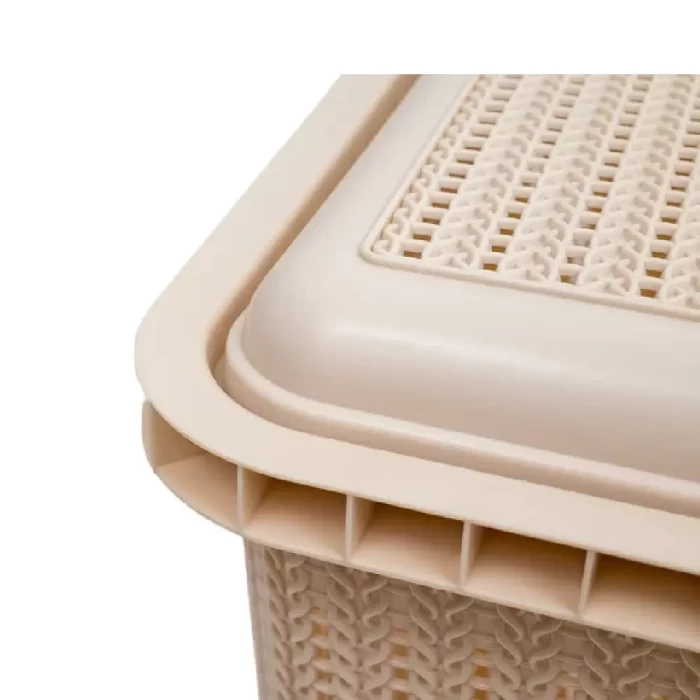 Корзина для белья Альтернатива Вязаное плетение М6904